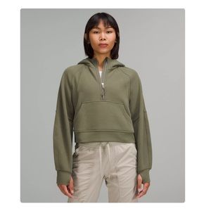 Lululemon half zip scuba hoodie